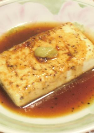 豆腐ステーキ(にんにく黒胡椒ソース）-レシピのメイン写真