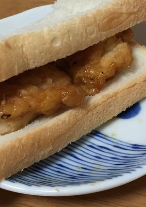 鶏胸肉の生姜焼きサンドウイッチ-レシピのメイン写真