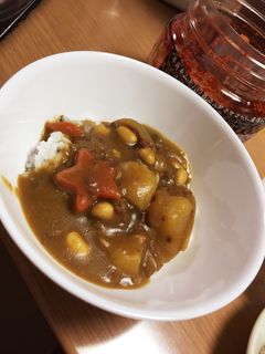 ひき肉と豆の時短カレー-レシピのメイン写真