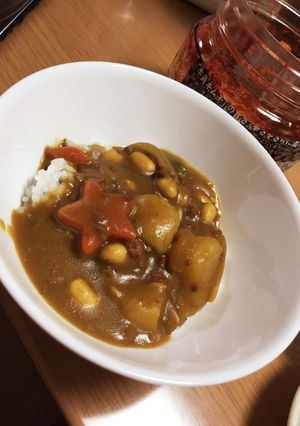 ひき肉と豆の時短カレー-レシピのメイン写真