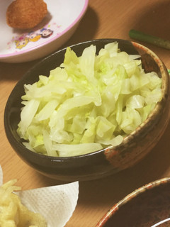 キャベツの昆布茶あえ{梅昆布茶可}-レシピのメイン写真