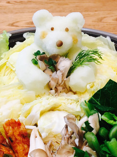 鶏の大根おろしアート(みぞれ)鍋-レシピのメイン写真