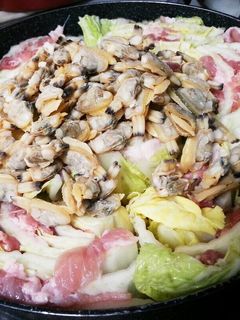 アサリと白菜鍋★飲み会 おかず 晩御飯-レシピのメイン写真