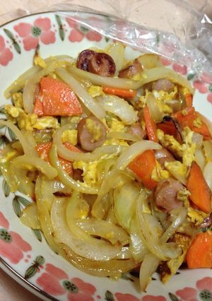 卵と野菜のマヨネーズ炒め-レシピのメイン写真