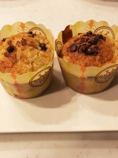 チョコチップ・バナナマフィン♡-レシピのメイン写真