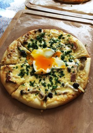 濃厚で絶品『ピザ・ビスマルク』♡-レシピのメイン写真