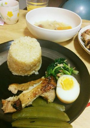 炊飯器で鶏ももライス-レシピのメイン写真