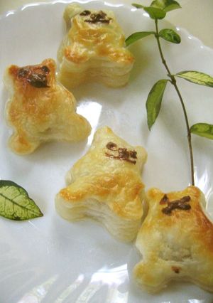 材料2つ♫♬ クマさんパイ-レシピのメイン写真