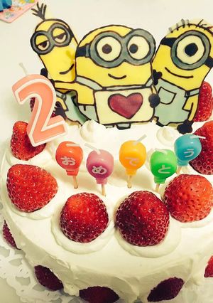 ミニオンのケーキ-レシピのメイン写真