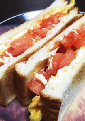 玉子とトマトのサンドイッチ-レシピのメイン写真