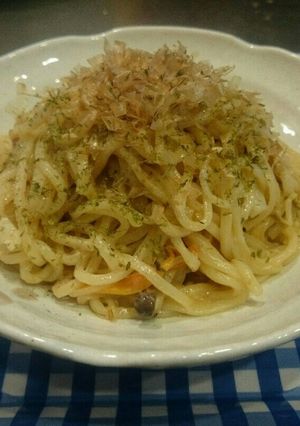 お好み焼きうどん-レシピのメイン写真
