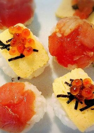 ひな祭り♪簡単手まり寿司-レシピのメイン写真