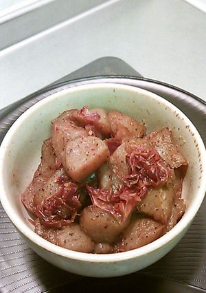 コンニャクおかか煮-レシピのメイン写真