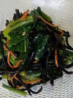 ひじきと小松菜のナムル-レシピのメイン写真