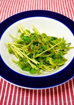 簡単副菜！たっぷり豆苗-レシピのメイン写真