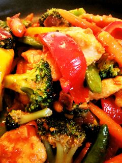 鶏と野菜のチリソース炒め-レシピのメイン写真