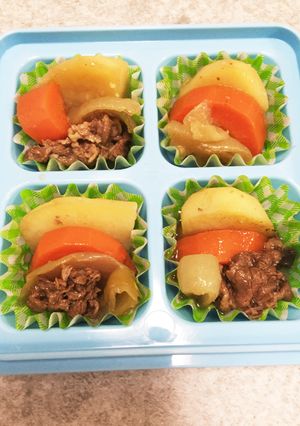 冷凍レシピ♪お弁当に肉じゃが♪作りおきっ-レシピのメイン写真