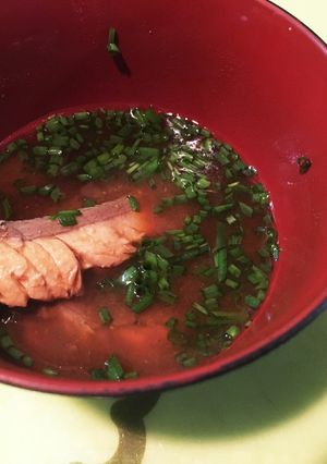 下手な三枚下ろしの残り☆サバのお味噌汁-レシピのメイン写真