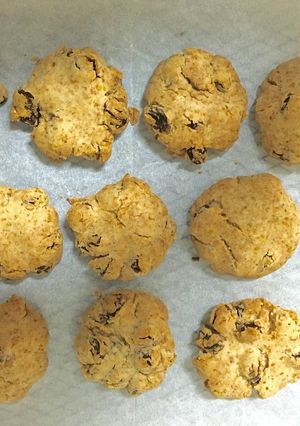 ☆娘ちゃんと作るレーズンクッキー☆-レシピのメイン写真