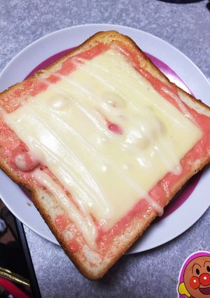 明太子orたらこマヨチーズトースト-レシピのメイン写真