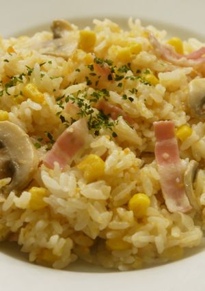 炊飯器で♪ コーンのクリームピラフ☆-レシピのメイン写真