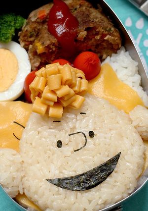 ピーナッツ☆サリーブラウンのキャラ弁-レシピのメイン写真