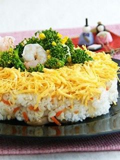 ちらし寿司ケーキ-レシピのメイン写真