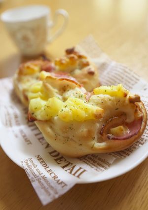 ハート型のベーコンチーズパン♪-レシピのメイン写真
