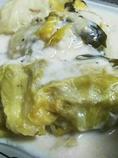 塩タラでロールキャベツのクリーム煮-レシピのメイン写真