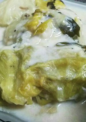 塩タラでロールキャベツのクリーム煮-レシピのメイン写真