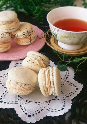 とろける紅茶ガナッシュの♡紅茶マカロン-レシピのメイン写真