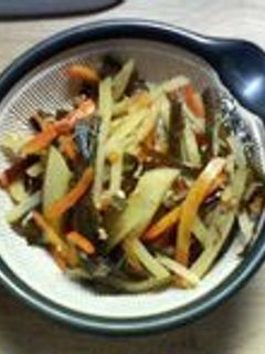 出汁をとった後の昆布と鰹って・・・・-レシピのメイン写真