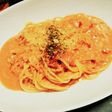 #トマトと蟹クリームパスタ