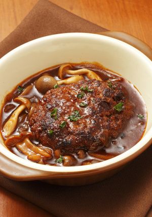無添加◎簡単 基本の煮込みハンバーグ-レシピのメイン写真