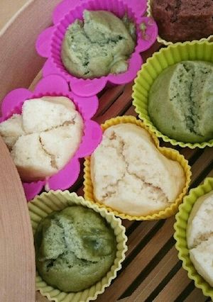 かき氷シロップで！？蒸しパン-レシピのメイン写真