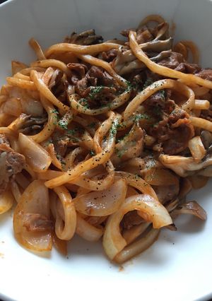 ポークチャップうどん☆-レシピのメイン写真