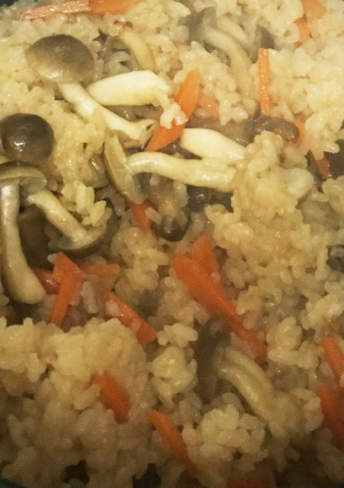 しっかり味の！きのこ×3炊き込みご飯＊-レシピのメイン写真