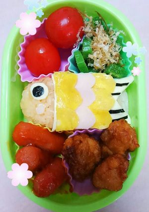 こいのぼり弁当-レシピのメイン写真