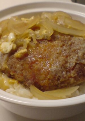 簡単！安い！コロッケ卵とじ丼♪-レシピのメイン写真