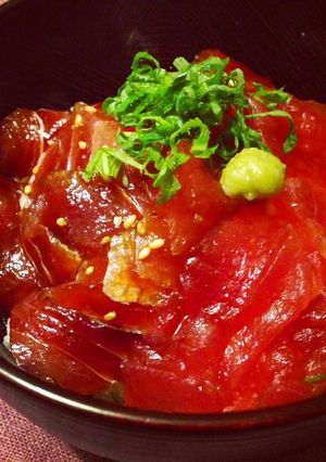 簡単！フレッシュ☆まぐろの漬け丼-レシピのメイン写真