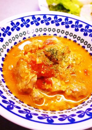 圧力なべで！鶏肉のクリームトマトチーズ-レシピのメイン写真