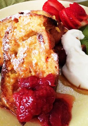 休日の朝に♡ふわとろフレンチトースト-レシピのメイン写真