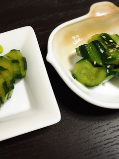 胡瓜の漬物(2種)-レシピのメイン写真
