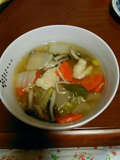 野菜たっぷりのすいとん-レシピのメイン写真