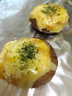 お弁当に♫椎茸のツナマヨ醤油チーズ焼き-レシピのメイン写真