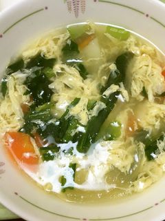 洋風かき玉スープ-レシピのメイン写真