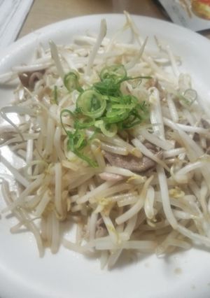 簡単豚肉入りもやし炒め-レシピのメイン写真