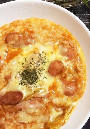 トマト鍋の残りで★トマチーリゾット-レシピのメイン写真