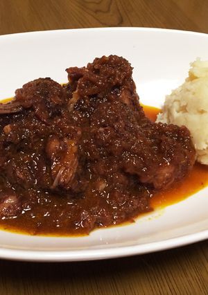 圧力鍋でトロトロ！牛バラの赤ワイン煮-レシピのメイン写真