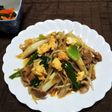 和風の味♪豚肉とネギと卵の炒め物★